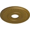 Ekena Millwork Berkshire Ceiling Medallion (Fits Canopies up to 7"), Hnd-Painted Gold, 15 3/4"OD x 3 7/8"ID x 3/4"P CM15BEGLS - alternate 2